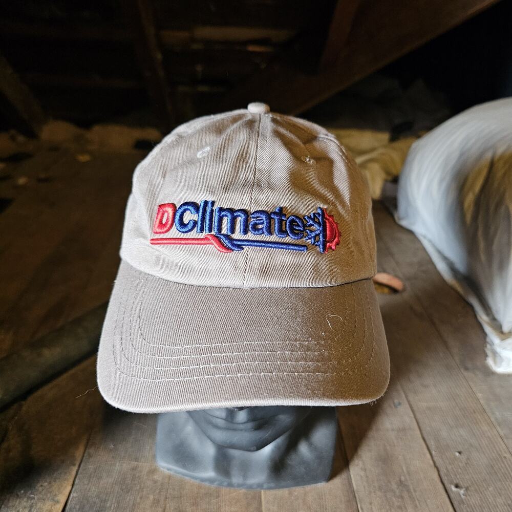 DClimate DC Climate Worker Costume Dad Style Vintage Strapback Hat